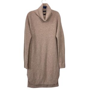 Quince 100% Mongolian Cashmere Fisherman Maternity Sweater Dress